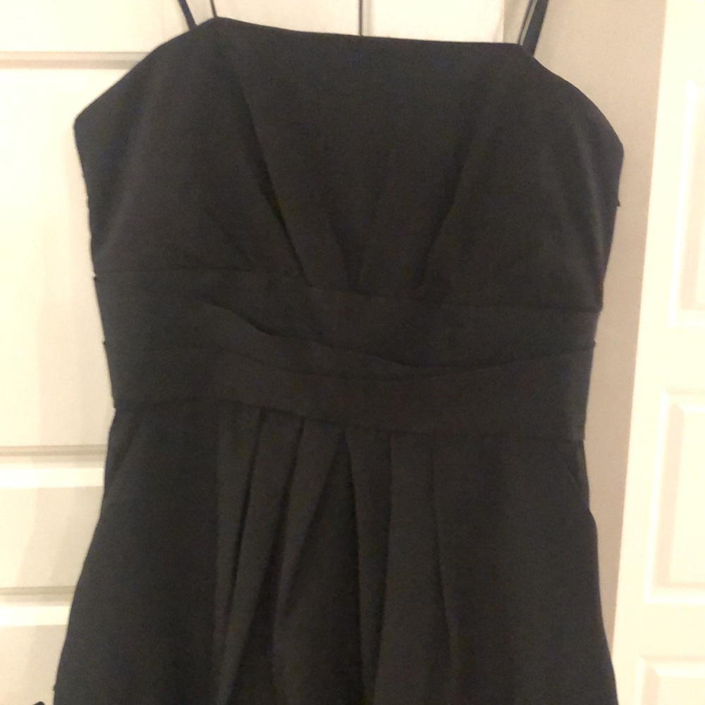 Strapless Bcbgeneration Ruffle Backside Black Coc… - image 2